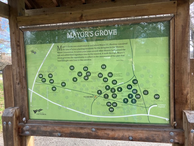 Mayor's Grove & Legend